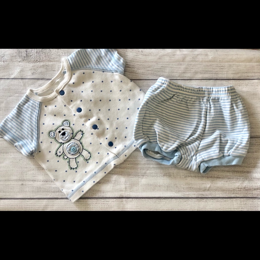 2 Pc Specialty Baby Teddy Bear Top & Bottoms